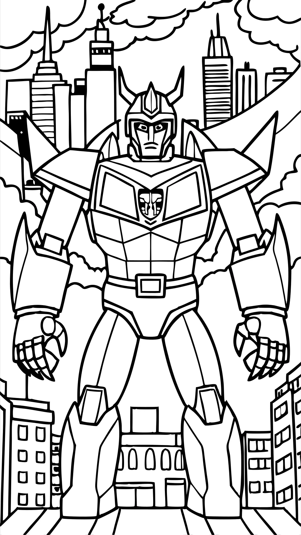 coloring pages transformer